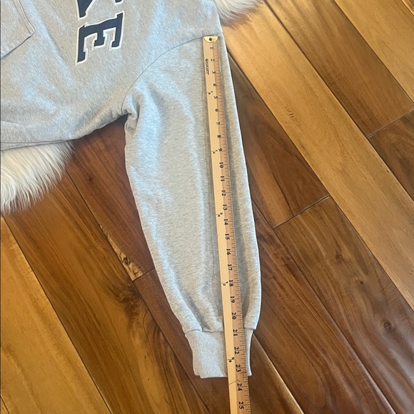 Grey Parke Varsity Hoodie Sz L/XL - Picture 6 of 12